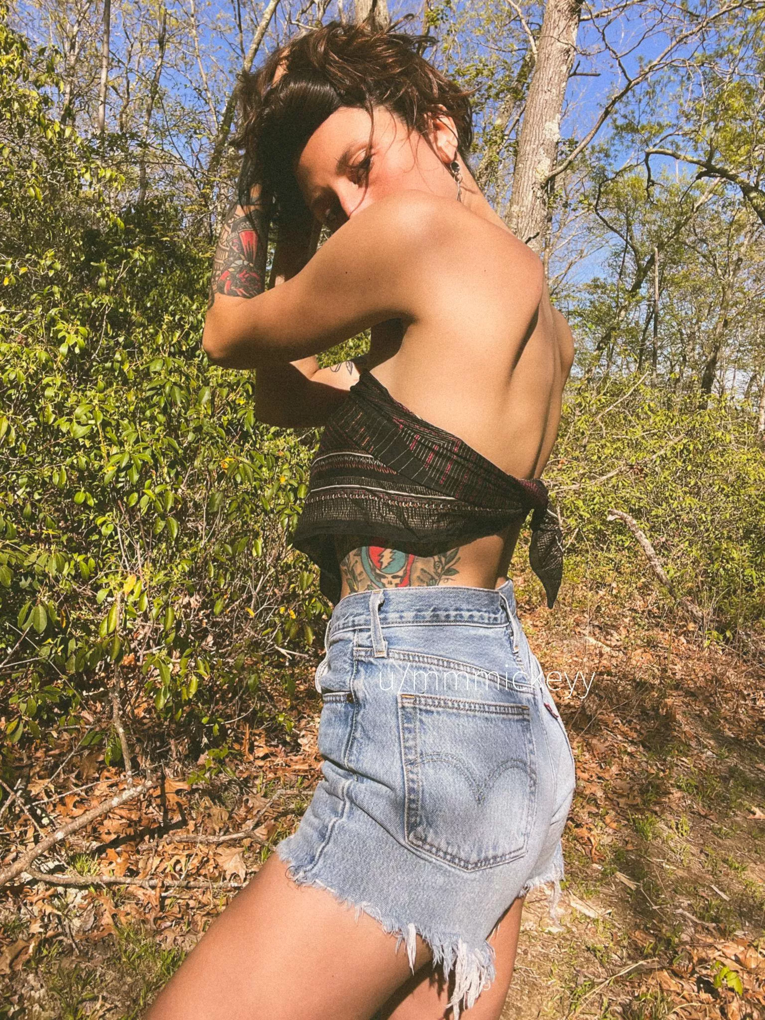 peep the dead tattoo :)