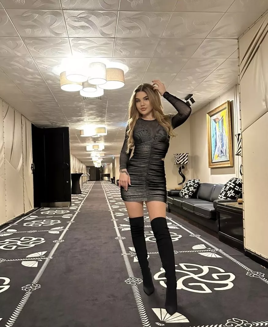 Short dress, big personality. Who's interested?