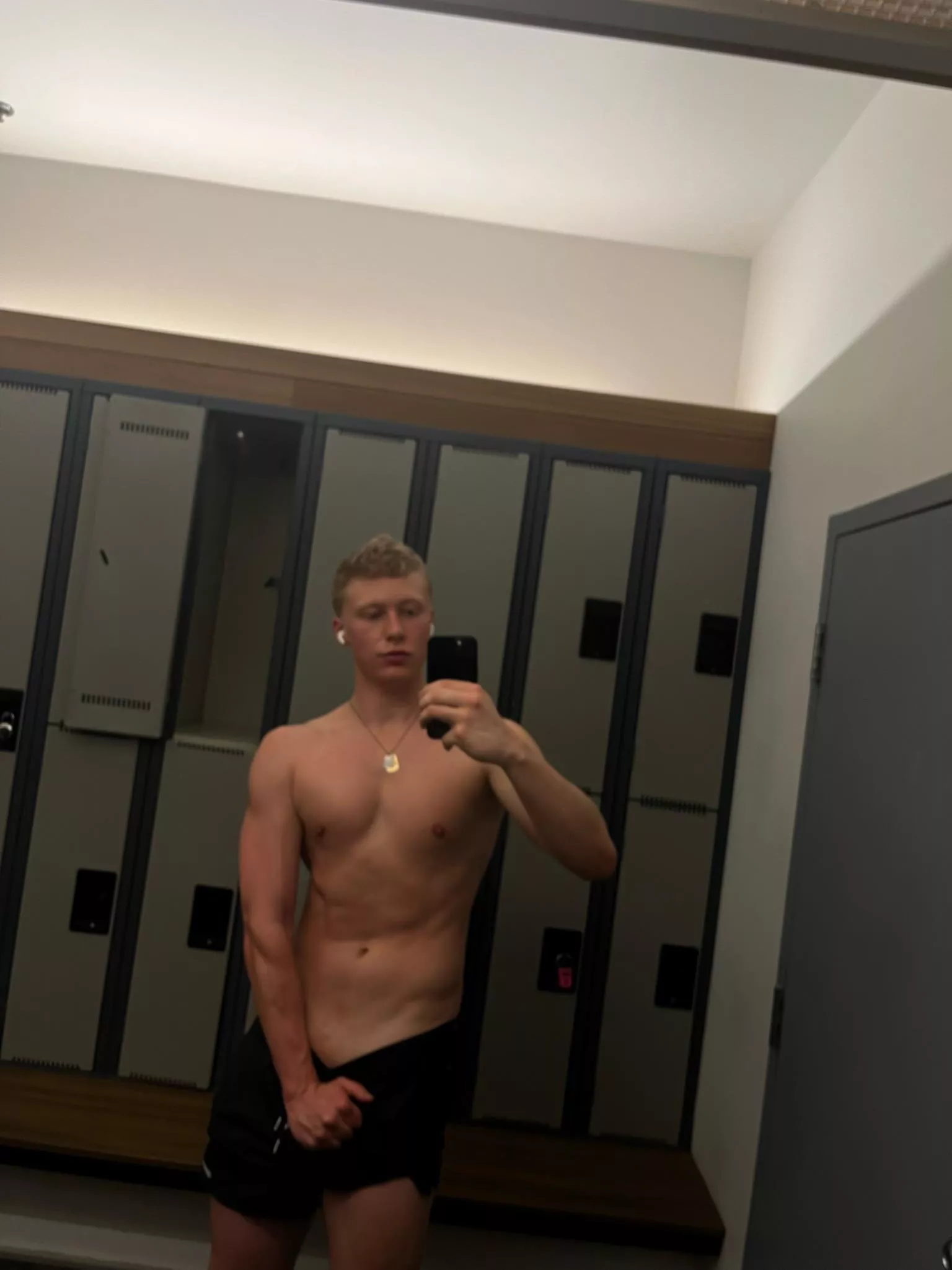 The college locker rooms make me feel a type of way