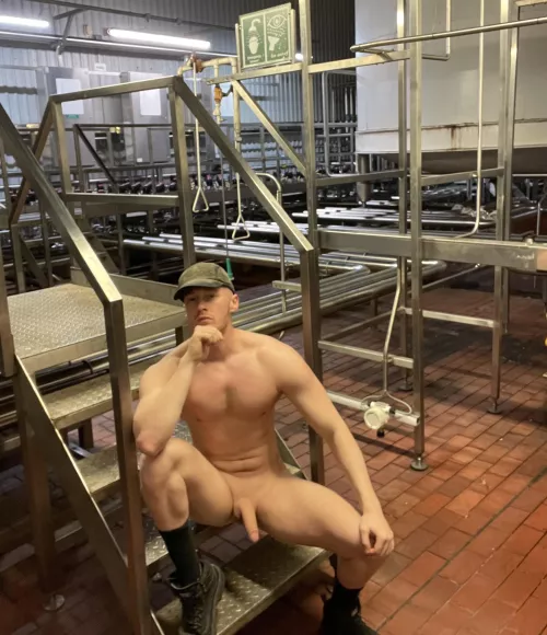 The maintenance man, who needs servicing 😏