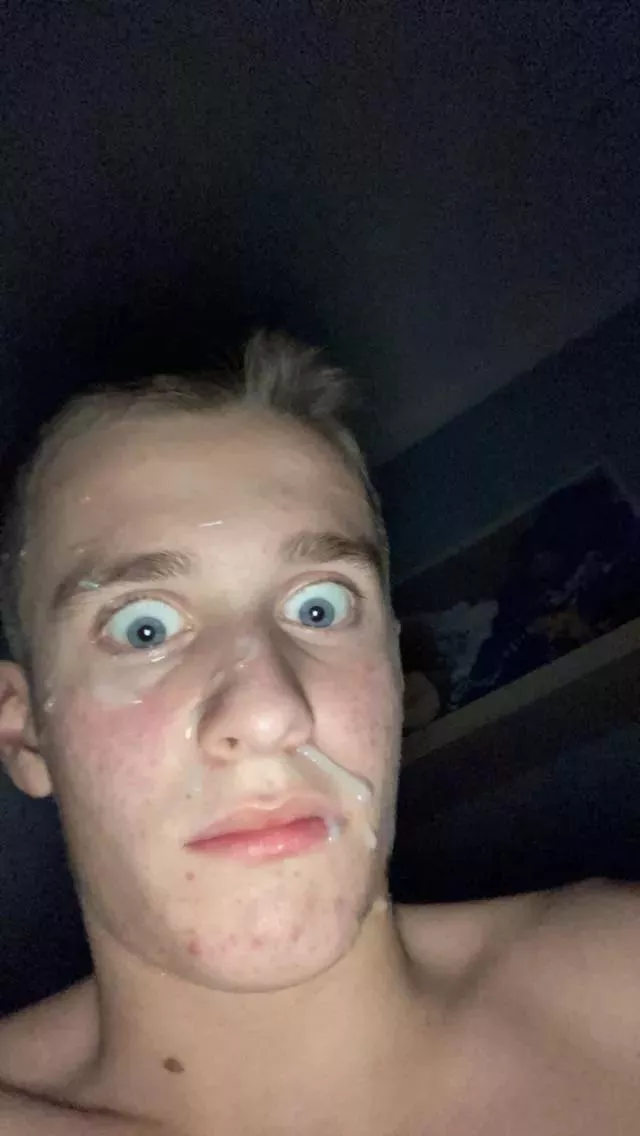 This was my FIRST Facial haha