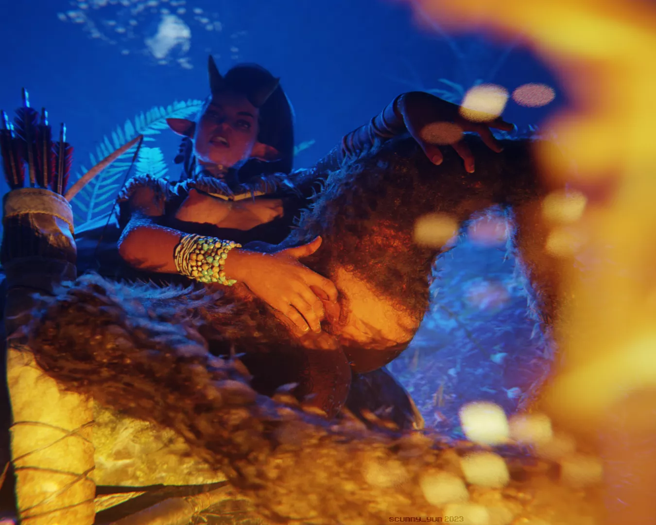 Try and rest when you got a frisky faun in your party [3d]