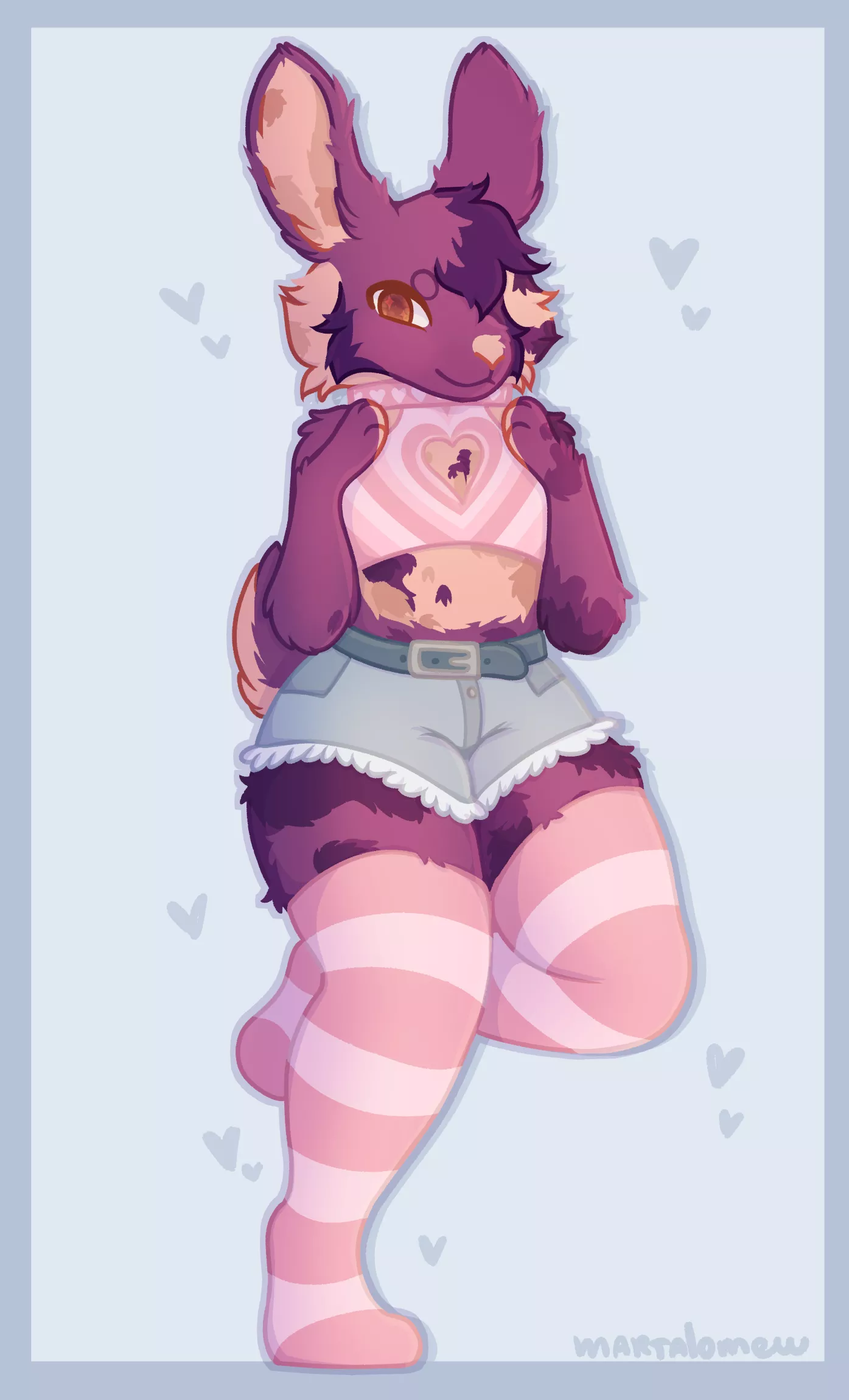 >w< look at him! (art by me, @martalomew on twitter, comms open)