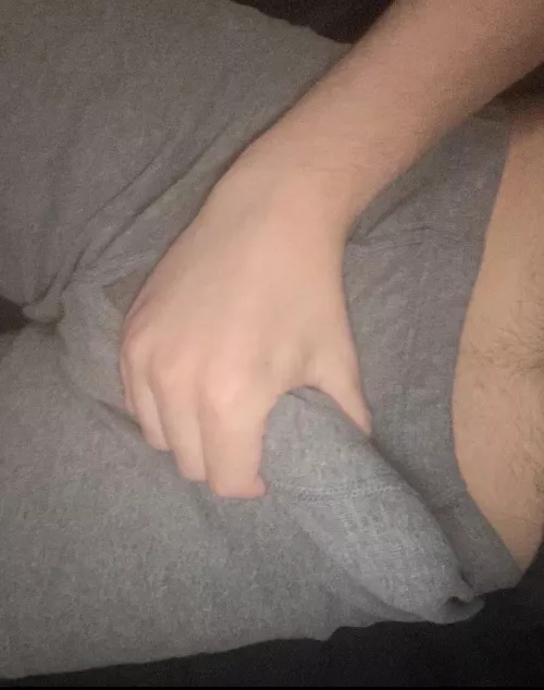 When I get hard I can never hide it