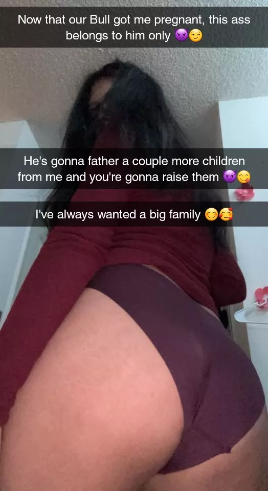 Wife wants a big family... from her bull