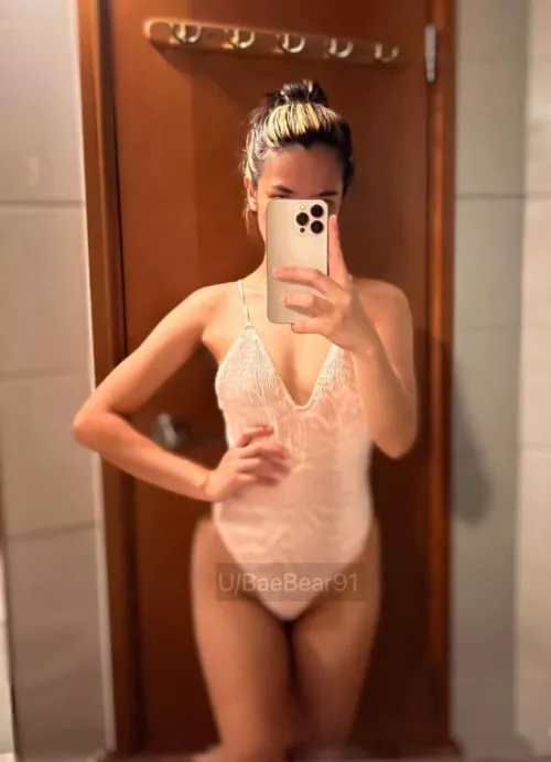 Wonder if he’d be OK with me wearing this to the pool party with my girlfriends…