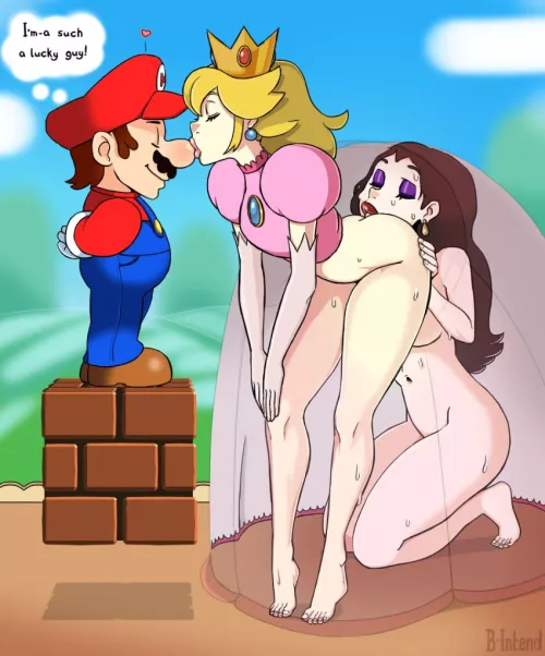 Mario is really a lucky guy