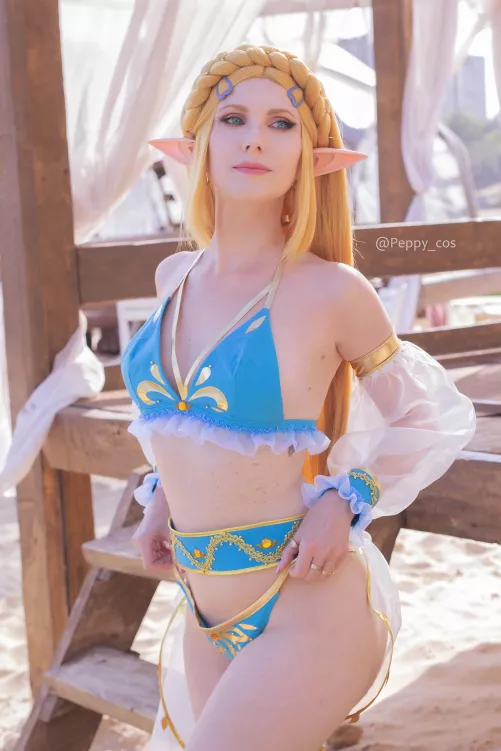 My Zelda in swimmsuit cosplay