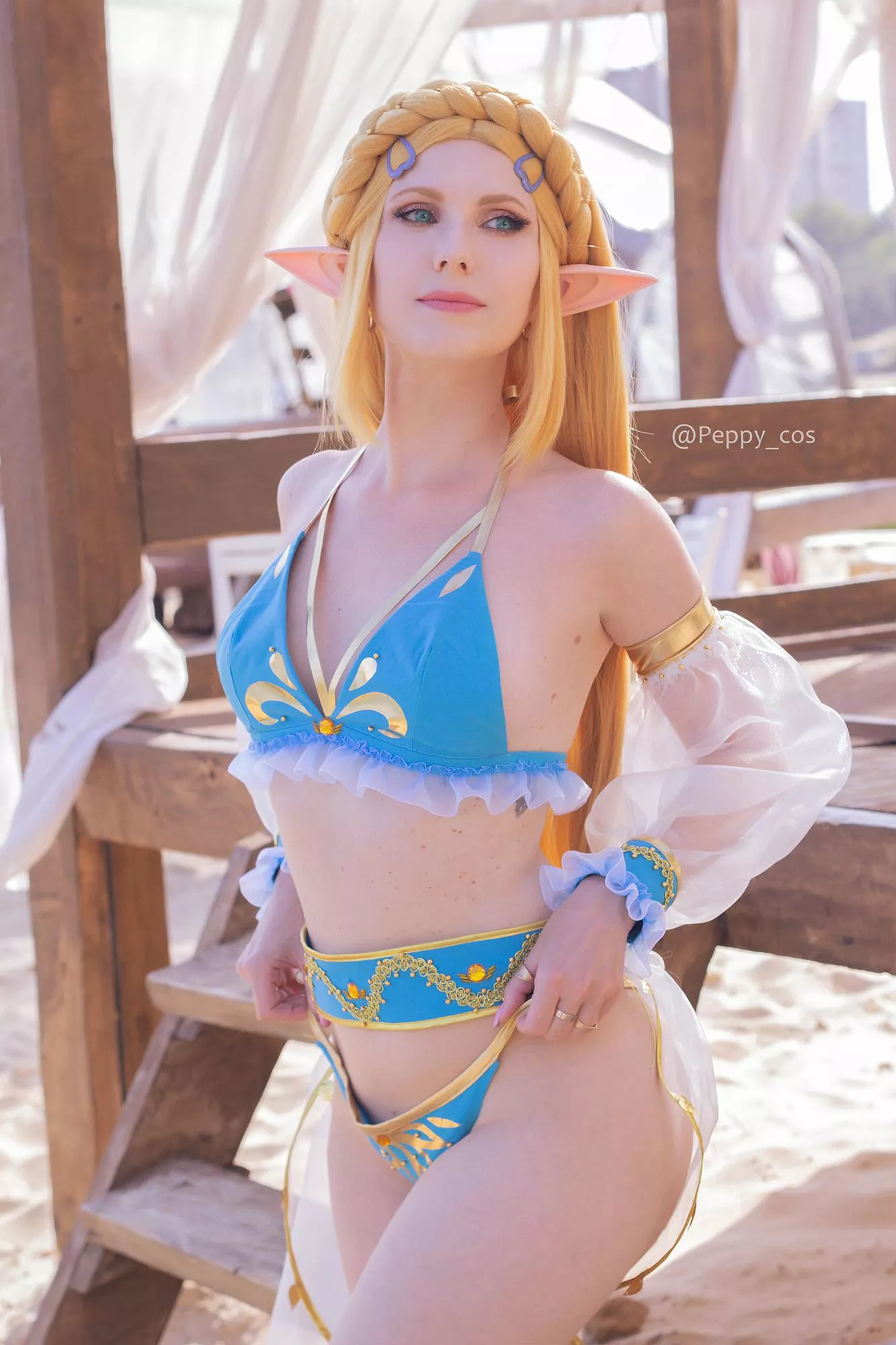 My Zelda in swimmsuit cosplay