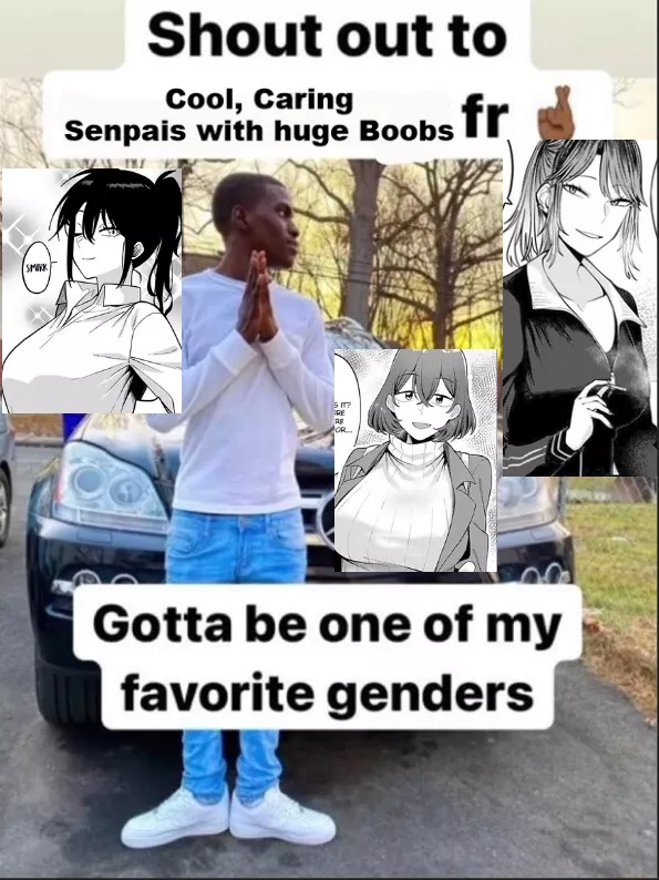 Big boobed senpai meme not about Igumox? Iunno...