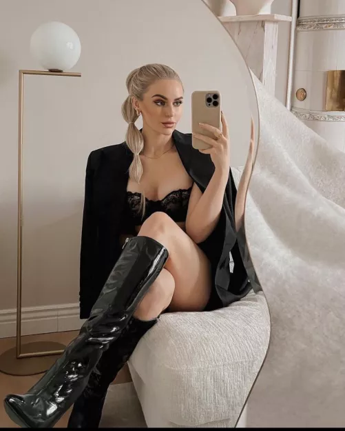 Black boots