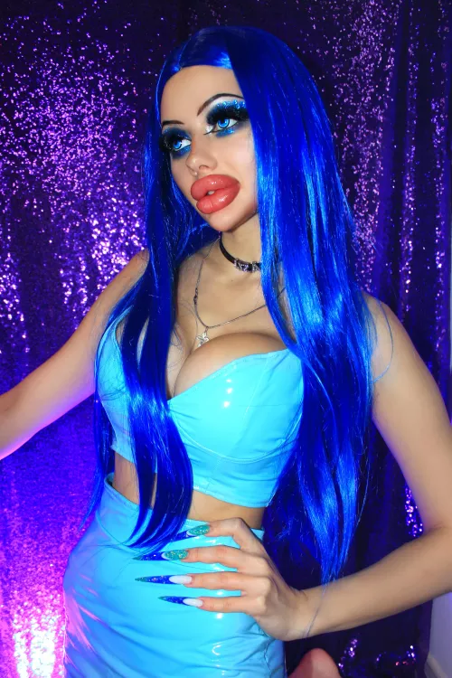 Blue doll