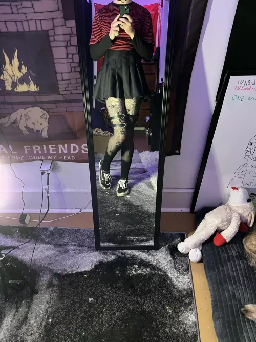 Couldn’t get the goth girl so I became one