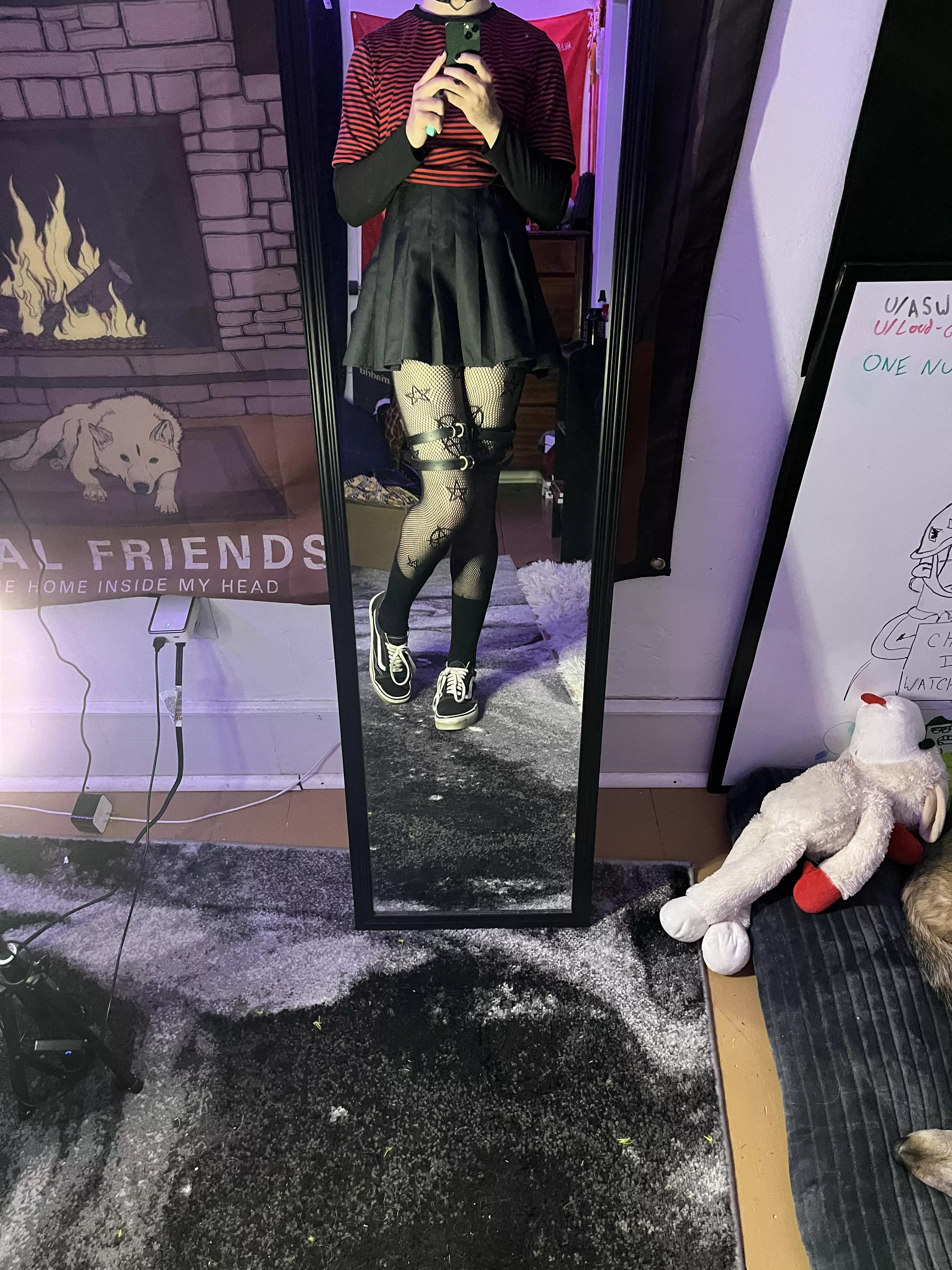 Couldn’t get the goth girl so I became one