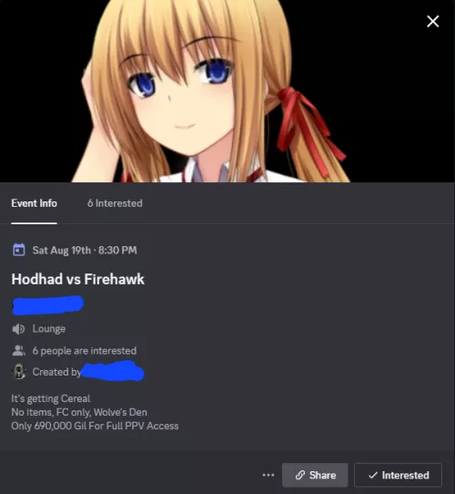 Dueling for Tiffany's Hand