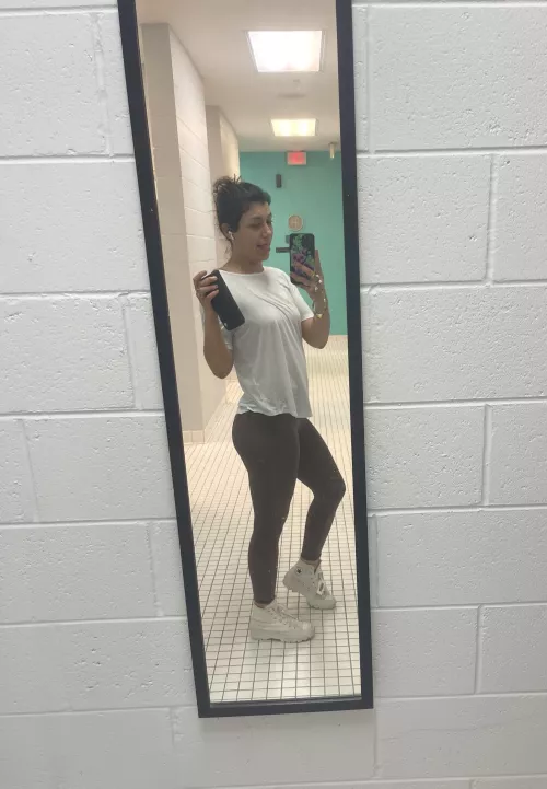 Dying from this heat or from the workout?