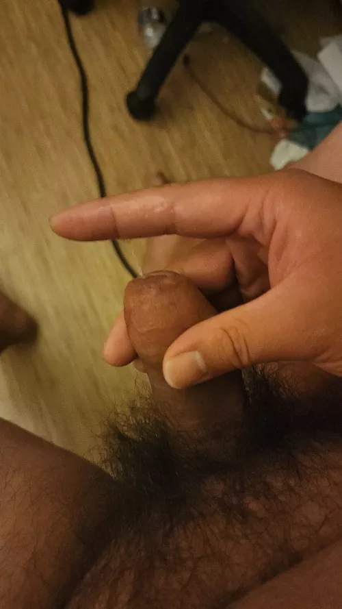 Edging with lots of precum