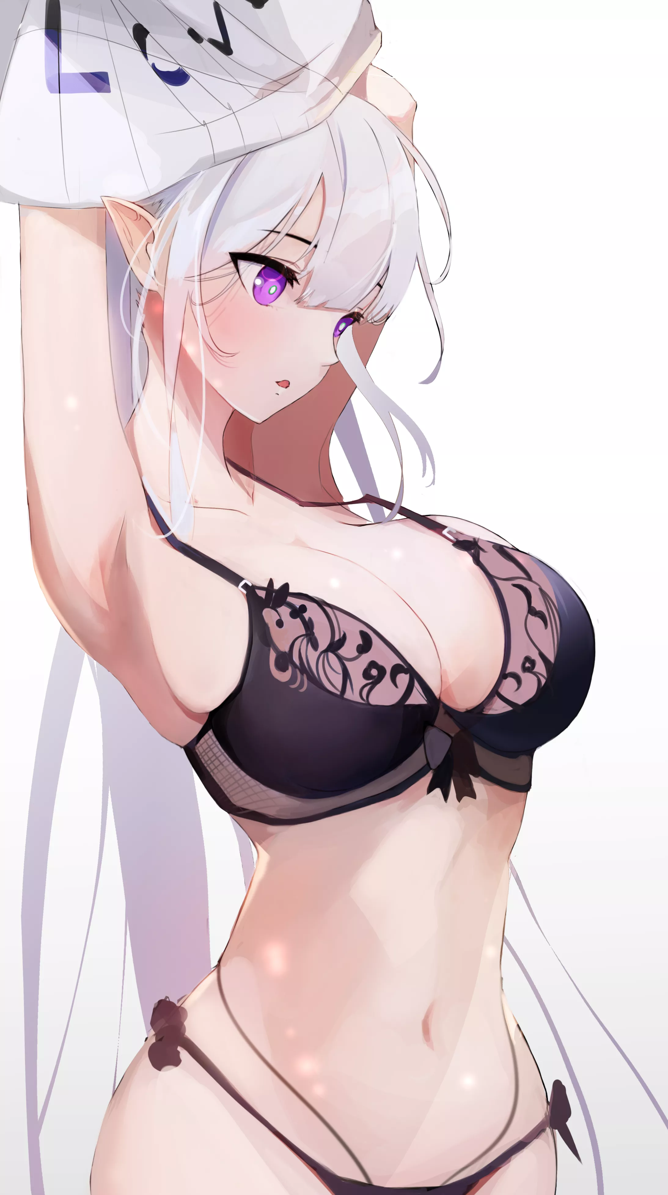 Emilia undressing [Re: Zero]