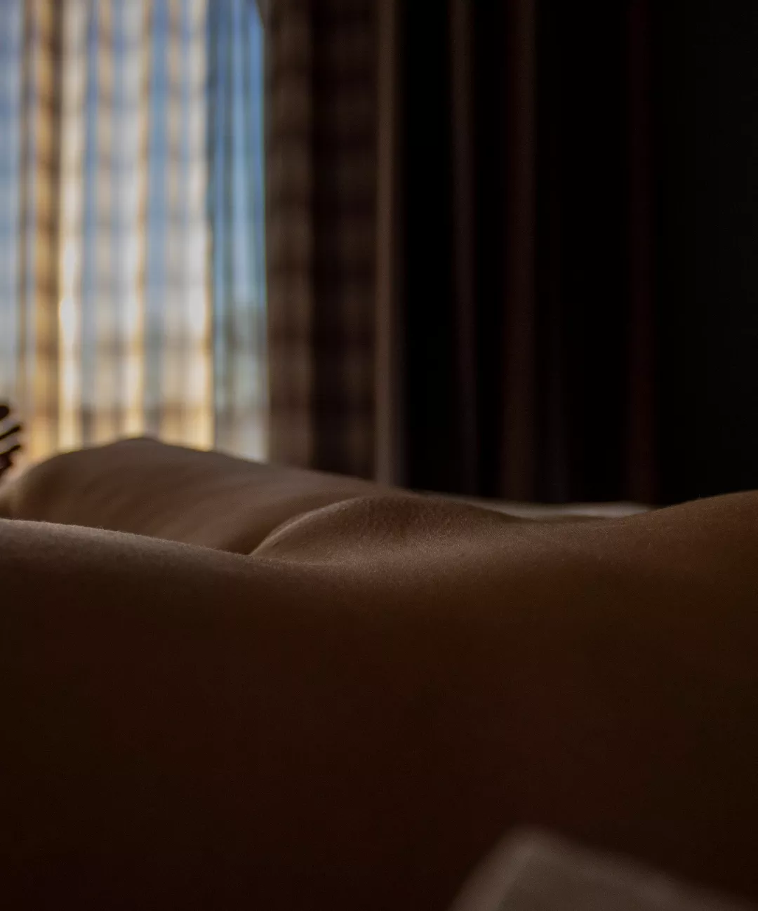 Freshly shaved and ready for inspection