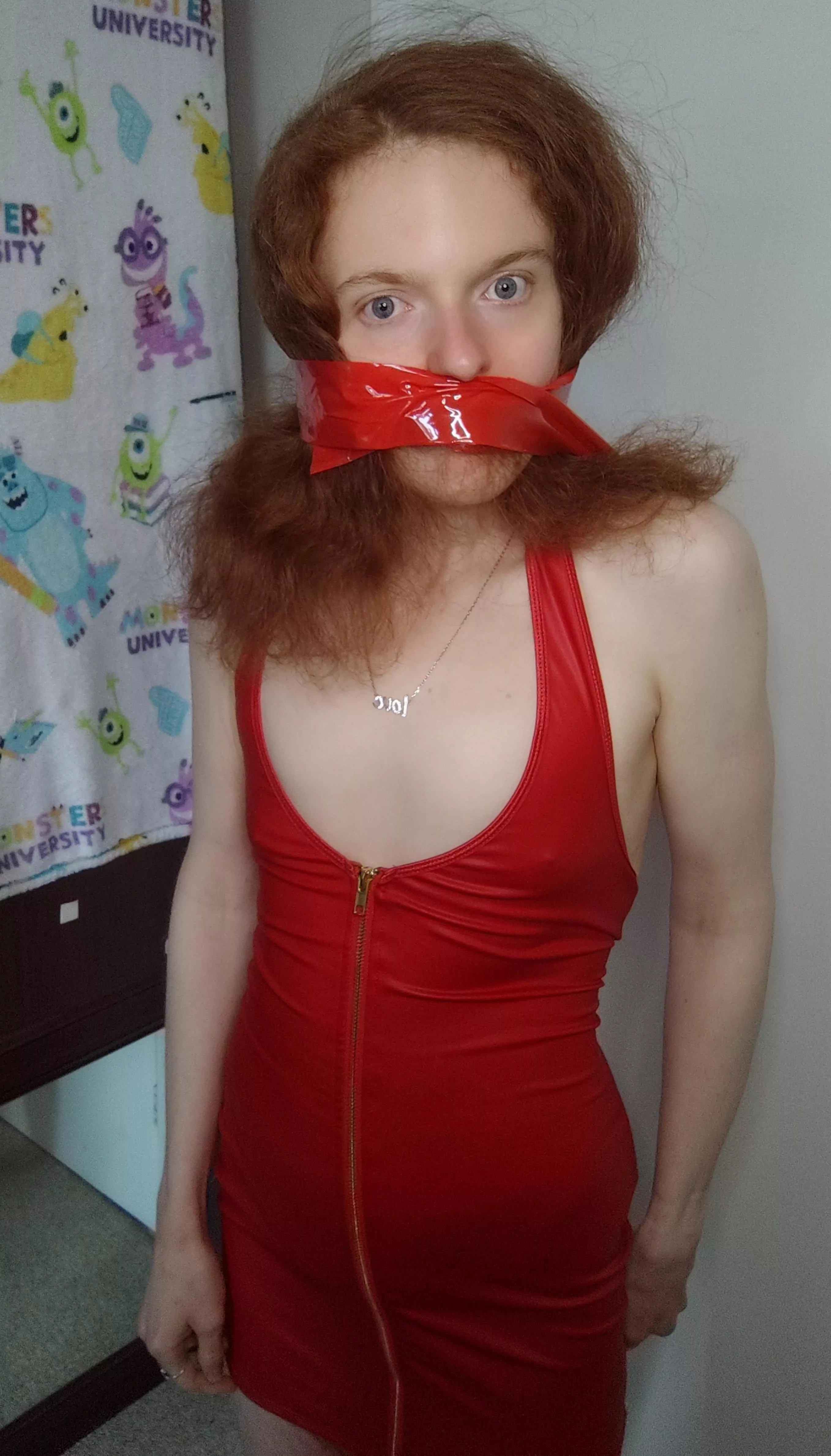 I like to be wrapped up in tape