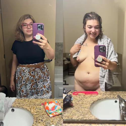 I prefer without clothes