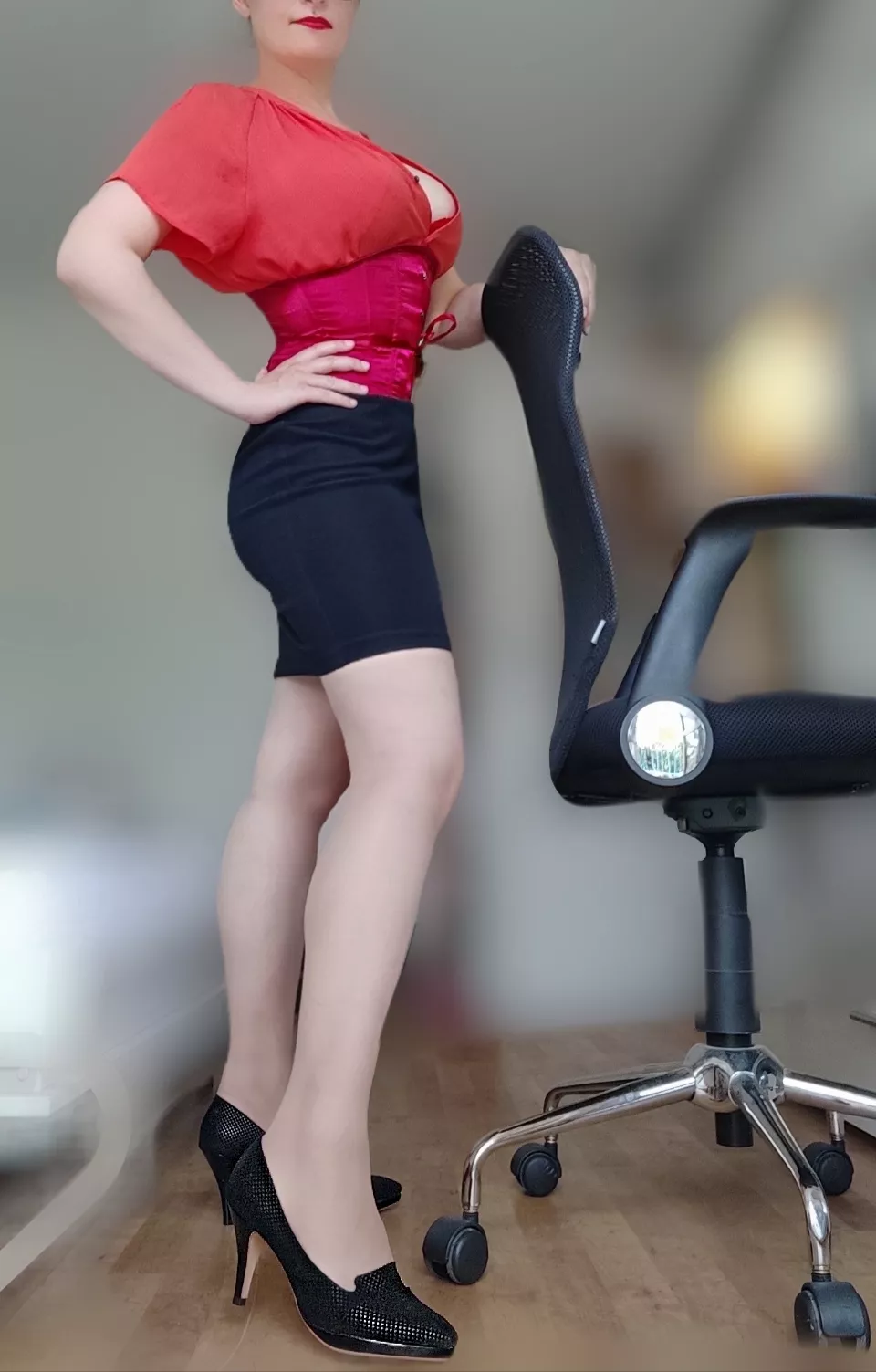 I will be the boss in the office today