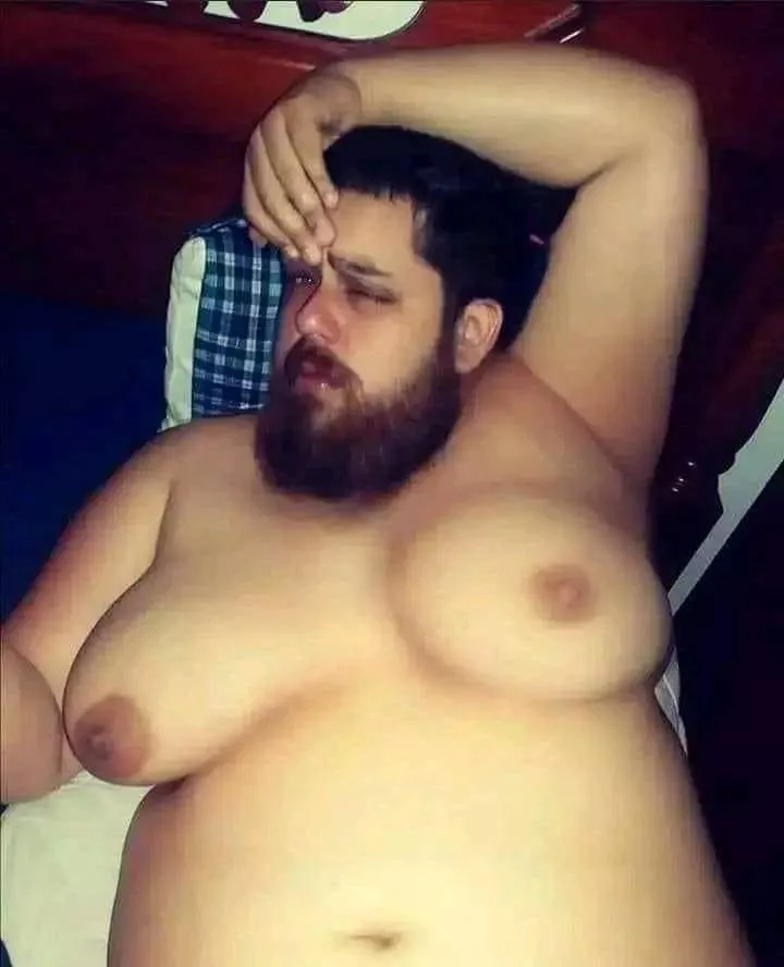 I’m genuinely jealous of this man because he has nice TITS