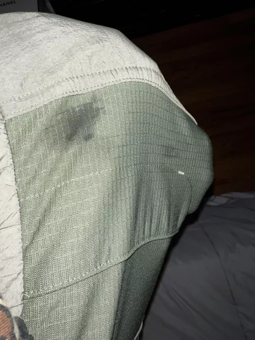 Leaked through my pants again 😬