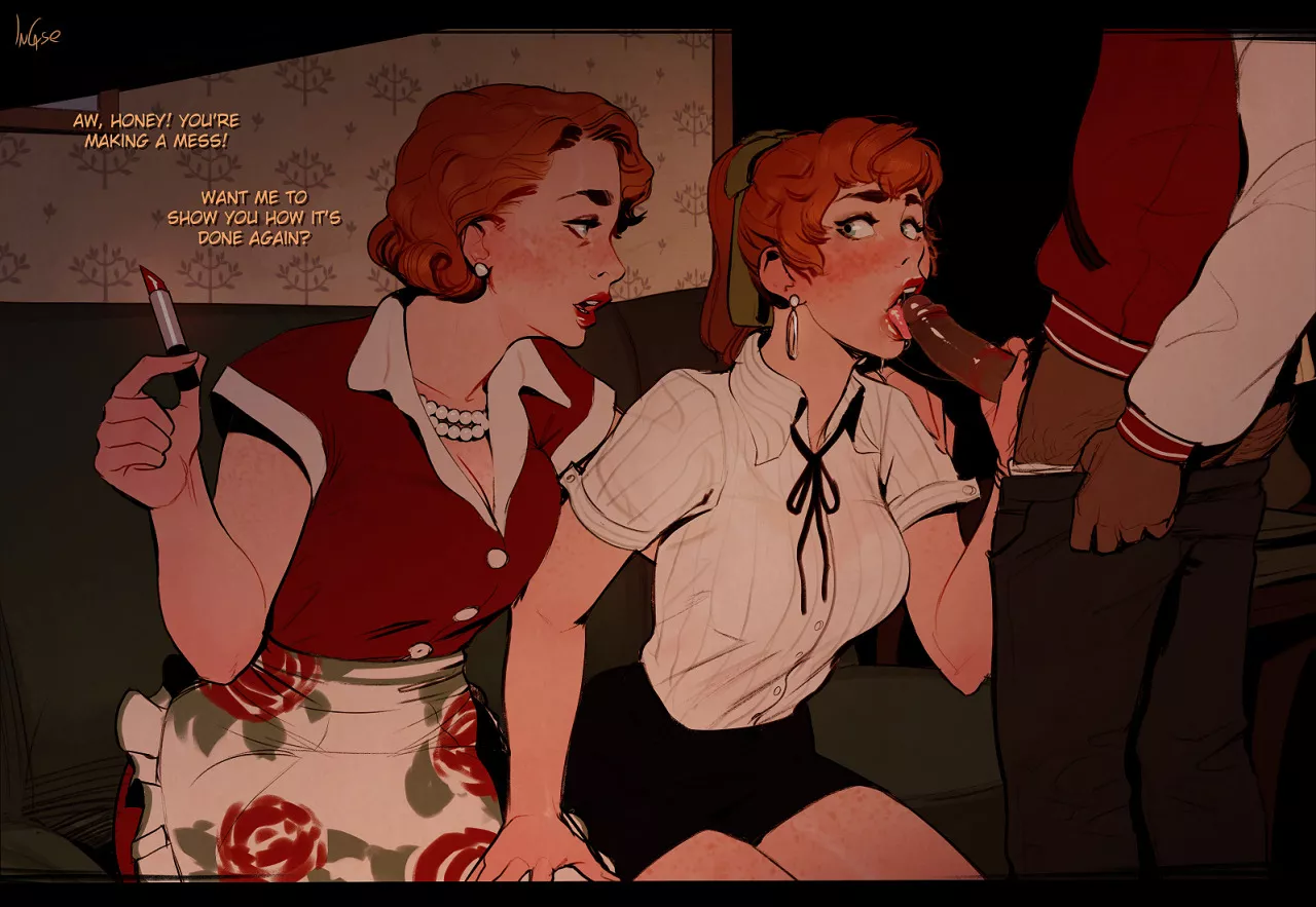 Mommy training her daughter (InCase)