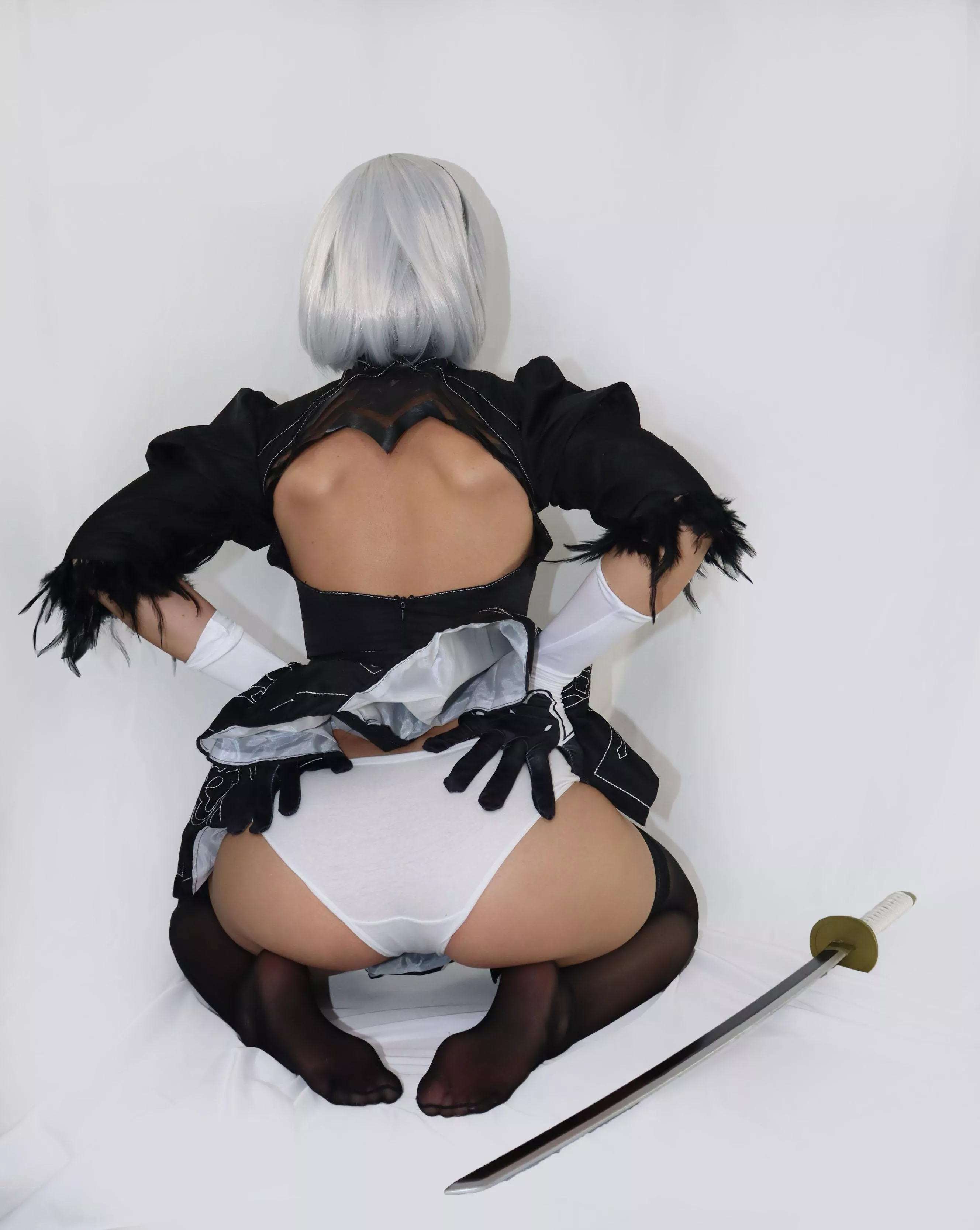 My awkward cosplay for 2B