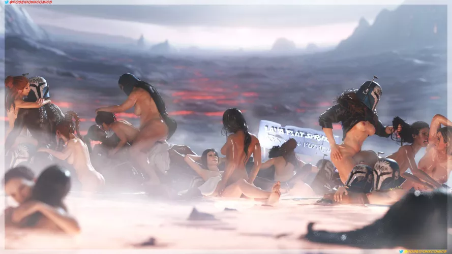 Nite Owls Hot Springs- (Bo-Katan x Nite Owls) [PoseidonXcomics]