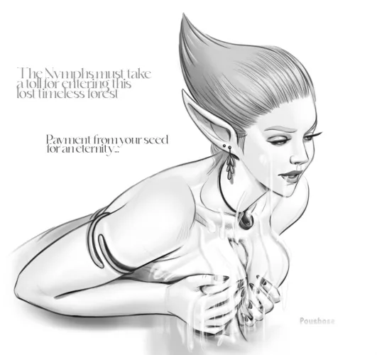 Nymph of the timeless Forrest