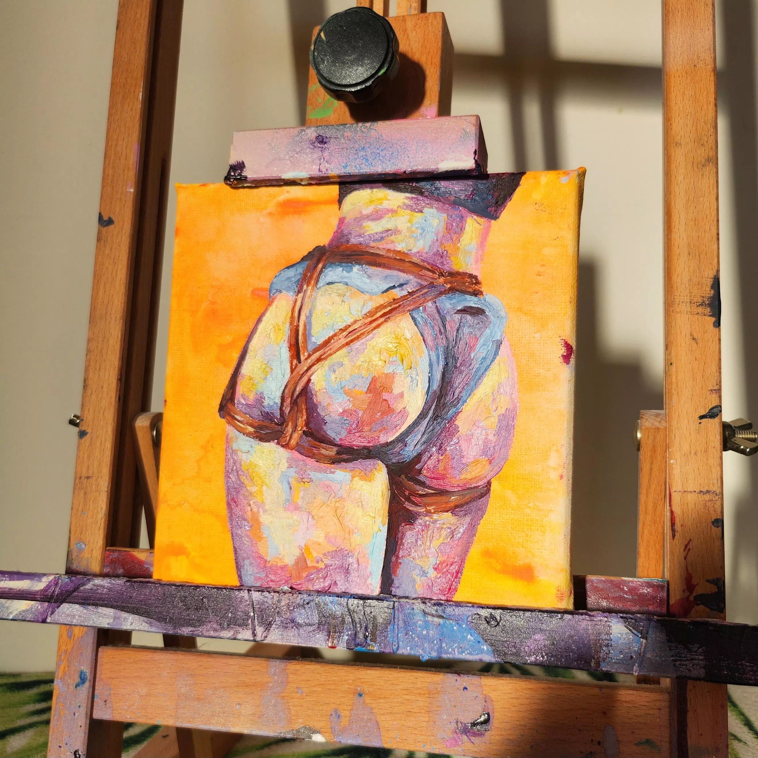 Oil study 8/23 #1 by me