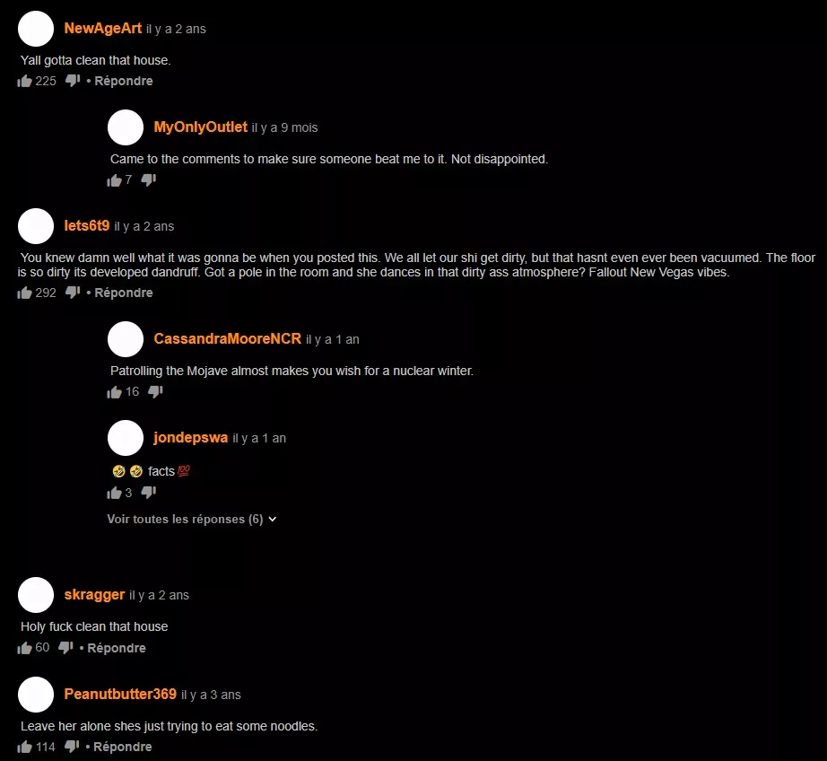 Please clean that house !