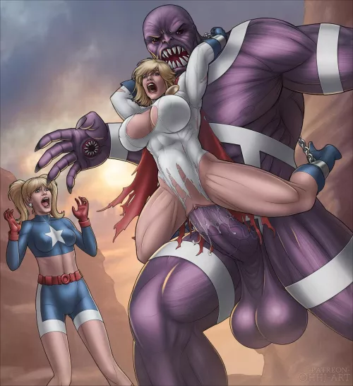 Power Girl: Stuffed and Mounted! (HighHeeledJill) [DC]