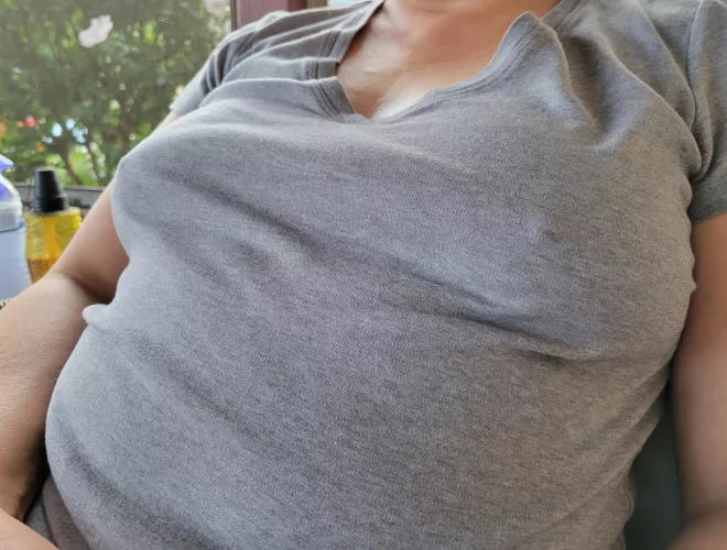 Relaxing on The Porch Before Work