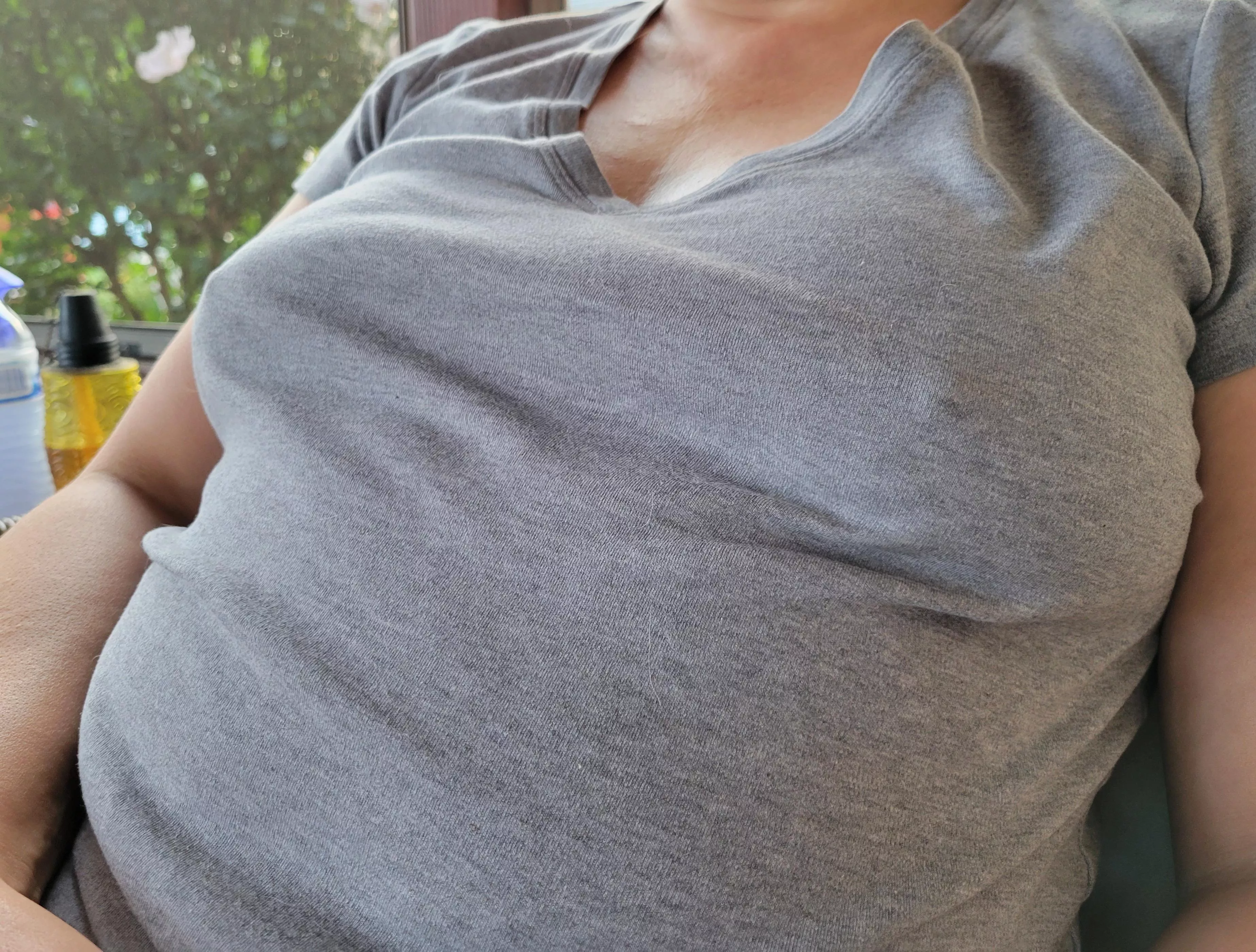 Relaxing on The Porch Before Work