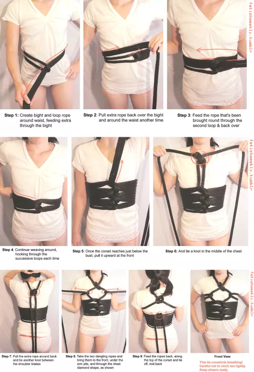 Rope corset tutorial