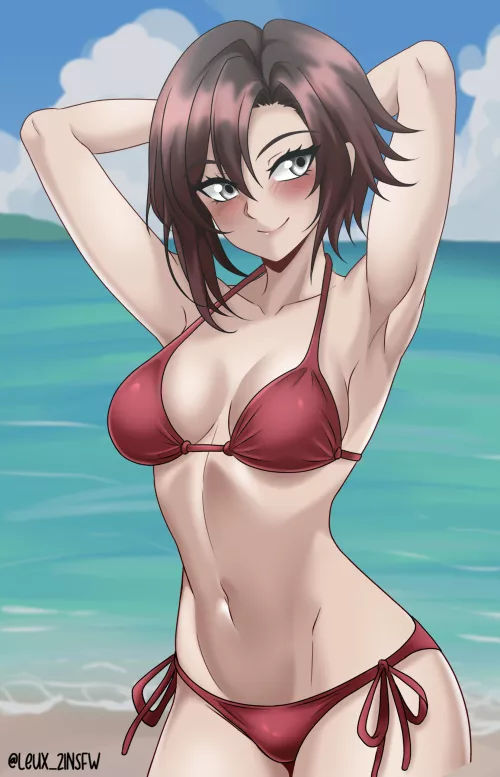 Ruby posing in her swimsuit [Leux_21NSFW]