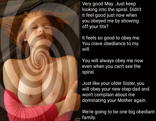 Step-Daughter will love to obey.