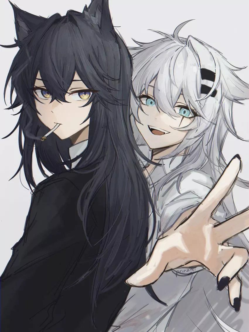 Texas and Lappland, the ultimate power couple (weeiskaw)[Arknights]