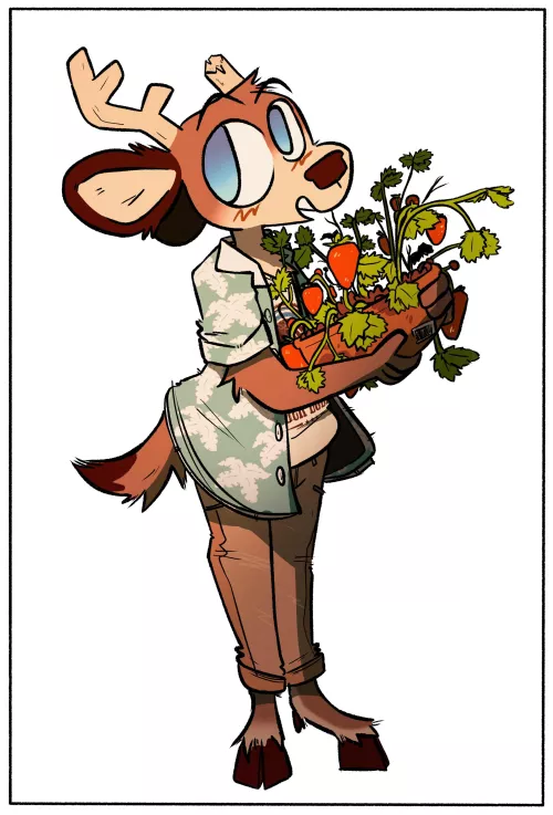 The fresh smell of stolen strawberries