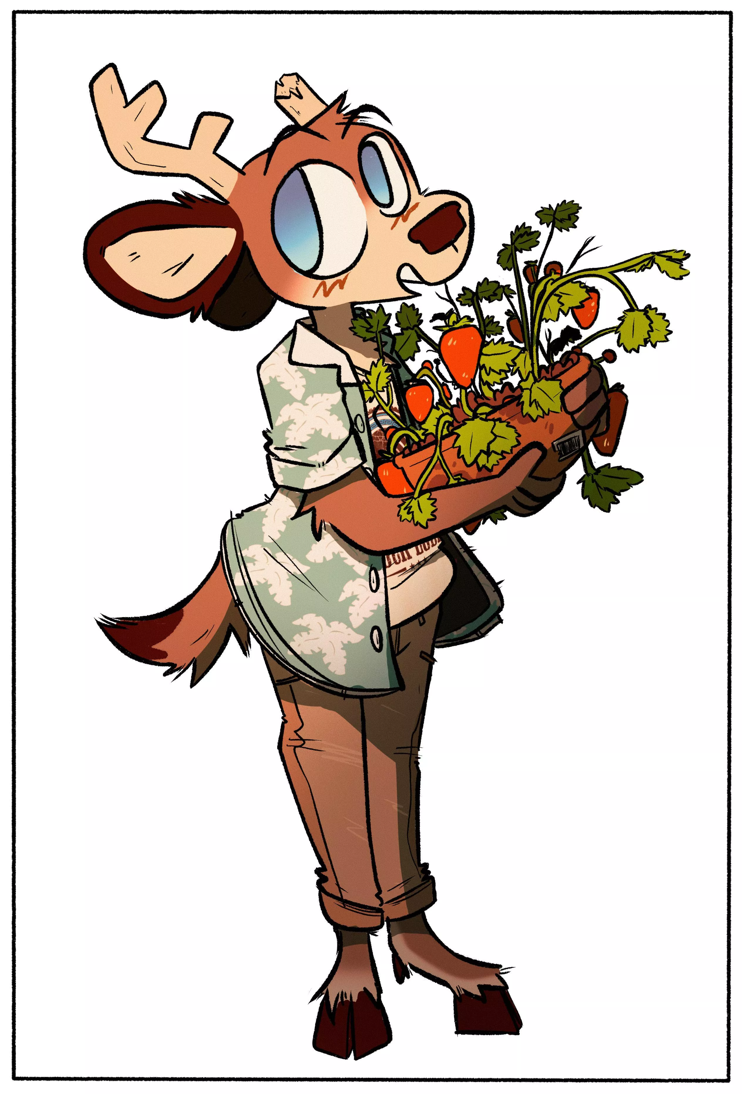 The fresh smell of stolen strawberries