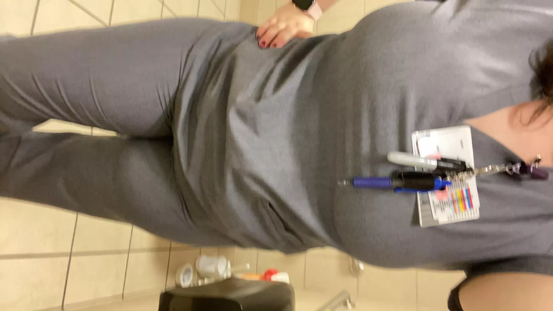 Went down a scrub size! (F)