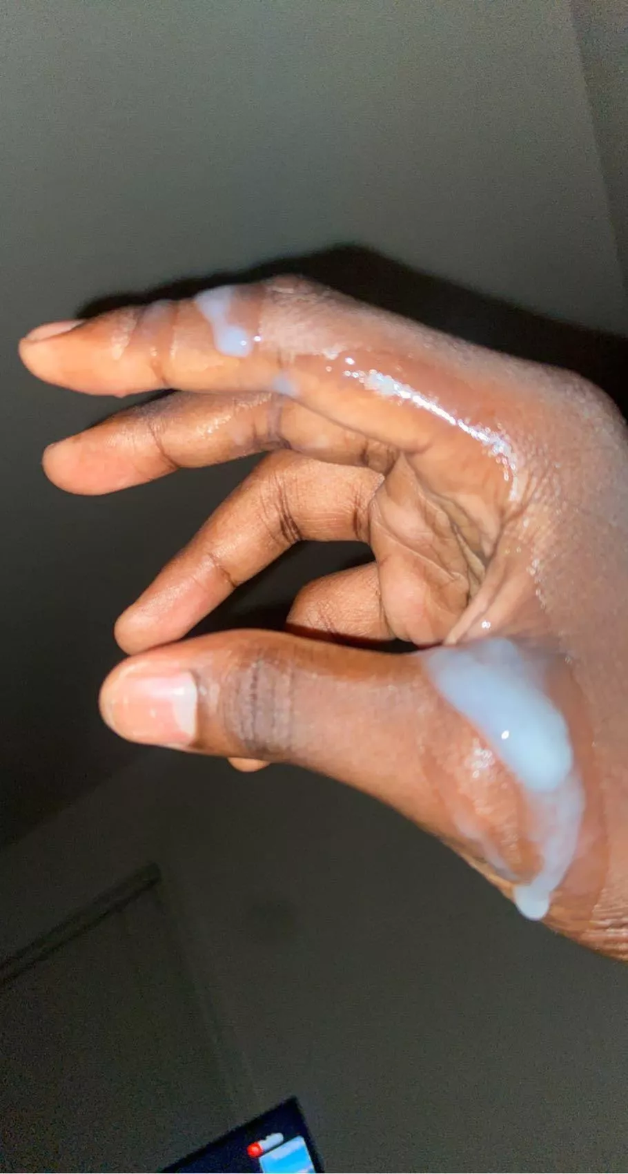 What do you do when you get cum on your hand? Add me on snap: justlooking_t