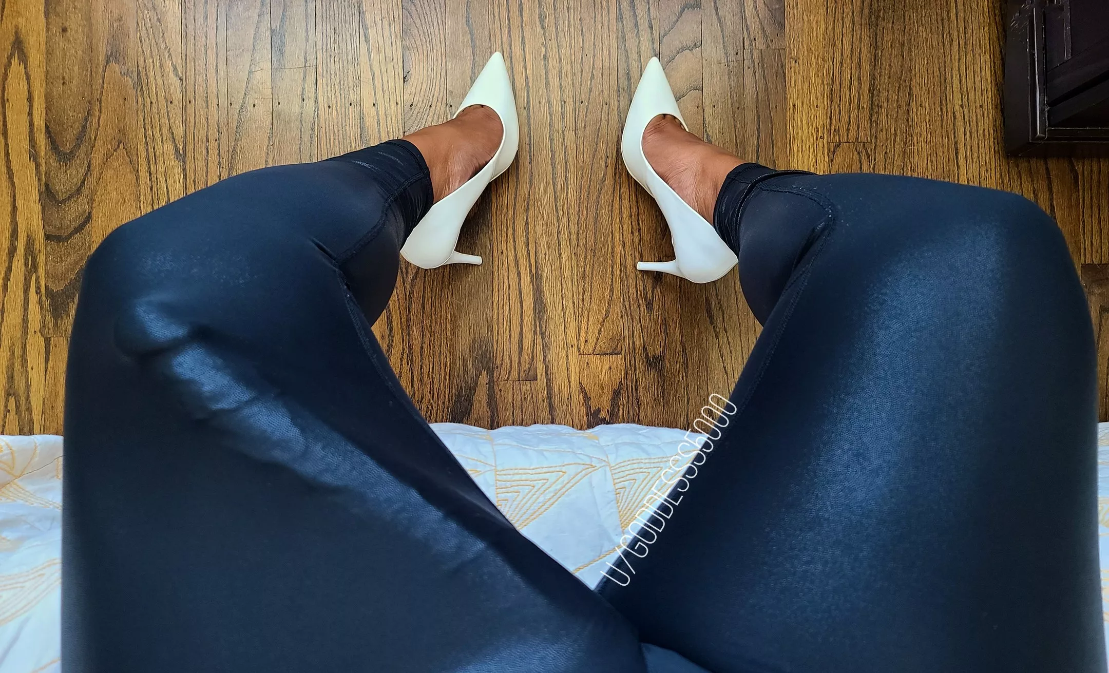 Worship this 13 inch Goddess cock through My leggings!