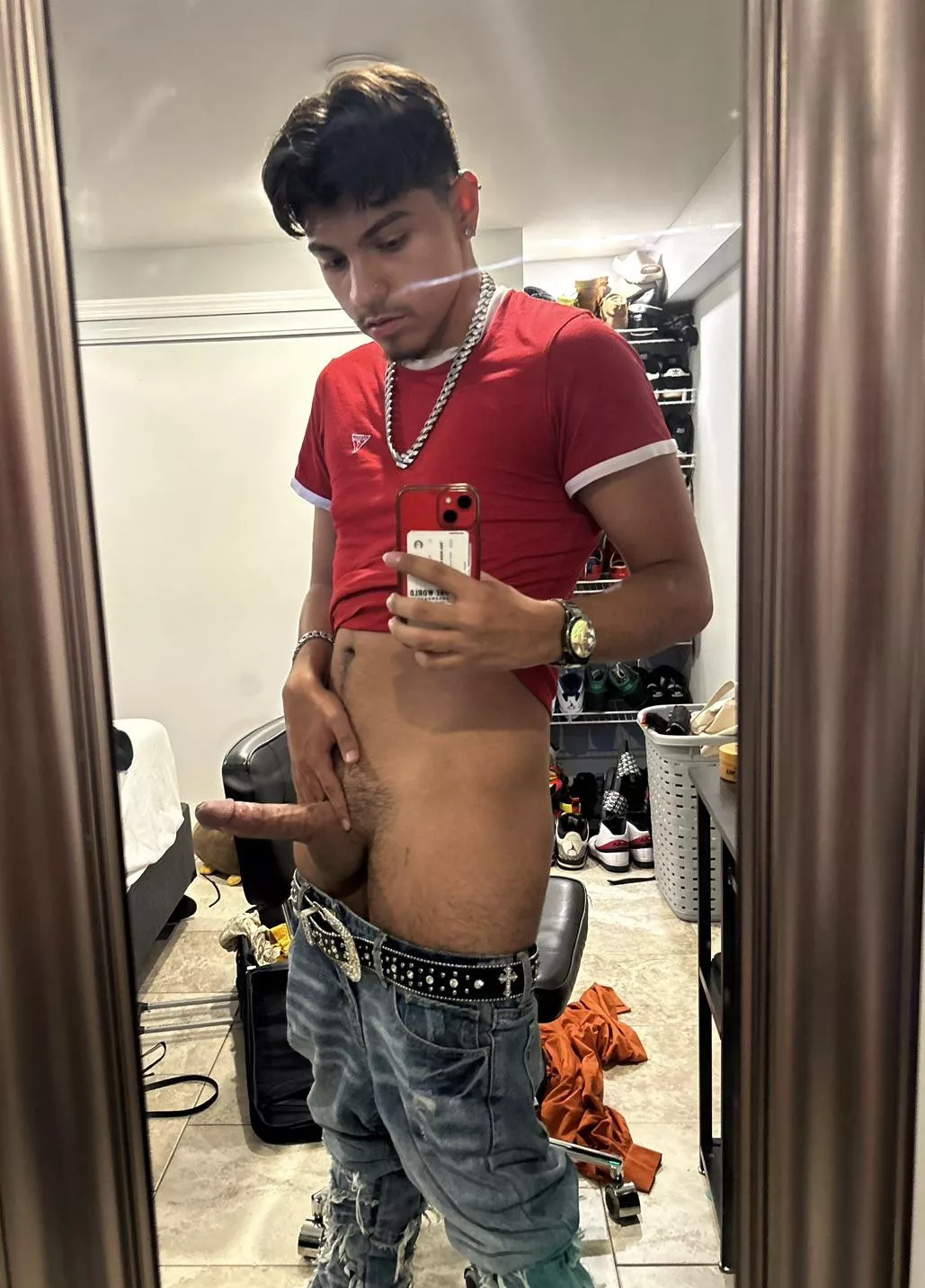 [18] Think I can go wild when I pound you? I won’t hold back 😈