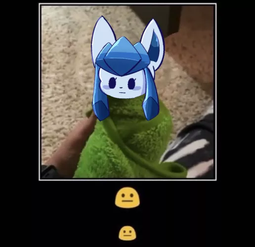 A Glaceon burrito