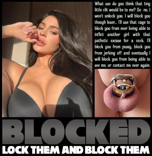 BLOCKED [chastity] [femdom] [denial]