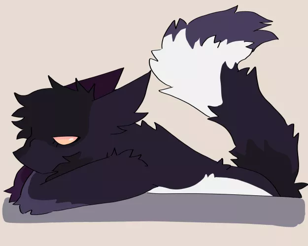 doodled my OC for the first time